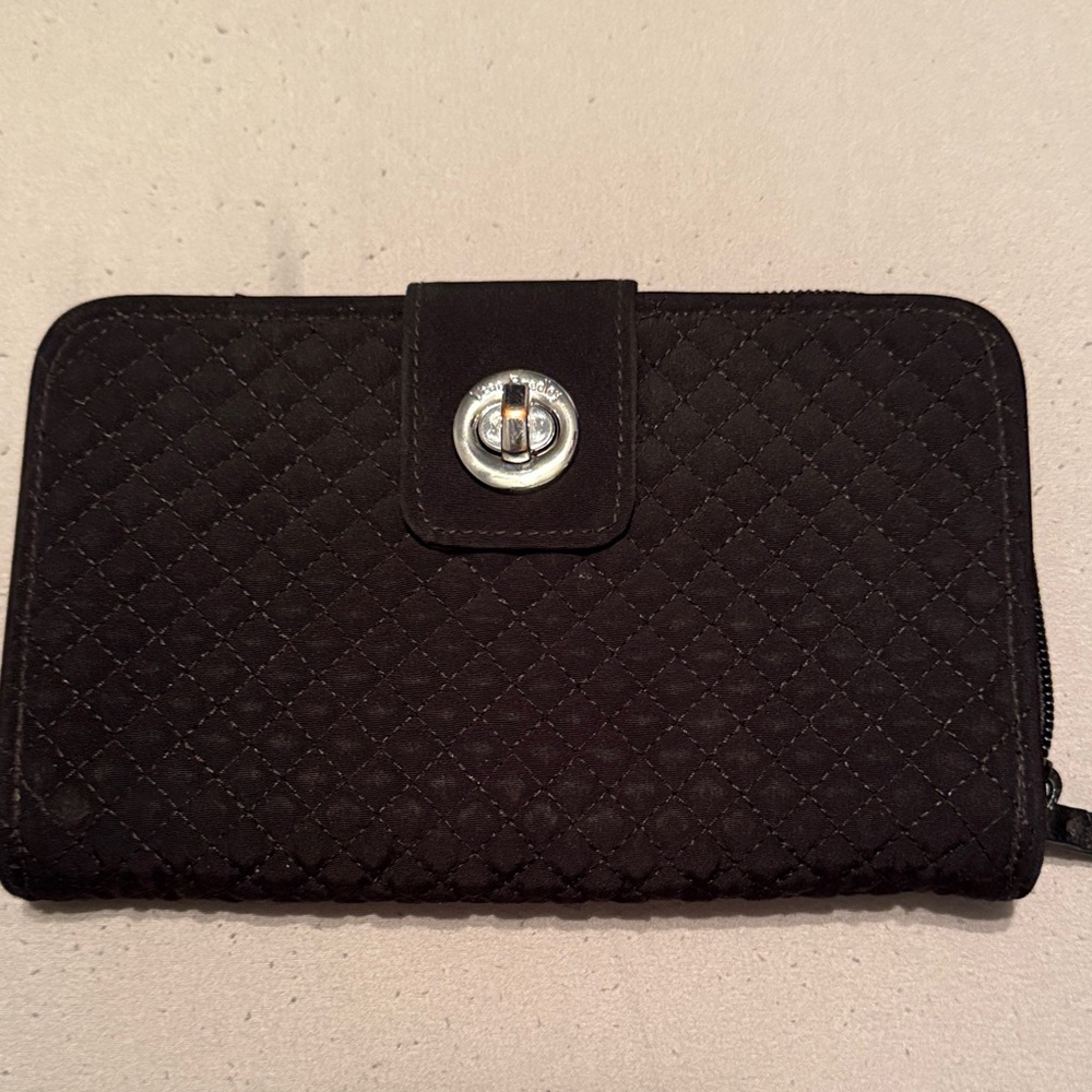 Vera Bradley Black Wallet